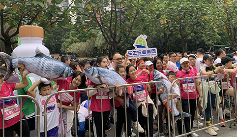 2024順德馬拉松，生生農業集團“花式”宣傳順德魚生
